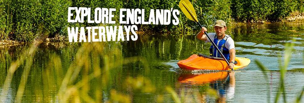 Canoe trails let you see the countryside at your own speed. alt text